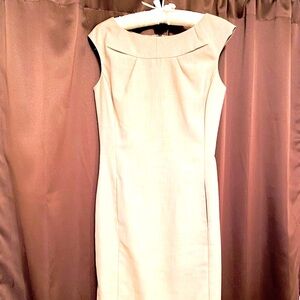 Cap Sleeve Tailored Shift Dress